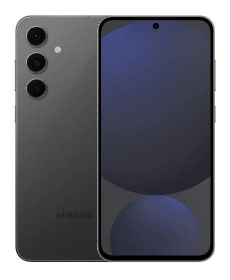 Samsung S24 FE vista frontal y trasera