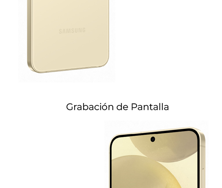 Samsung Galaxy S24 con grabación de pantalla