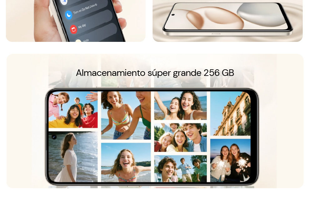 Almacenamiento súper grande 256GB