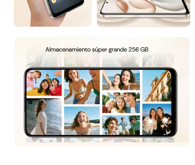 Almacenamiento súper grande 256GB