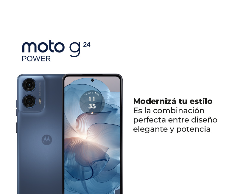 Moto g24 power, la combinación perfecta entre diseño elegante y potencia