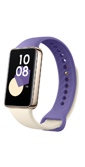 HONOR Band 9 color morado vista frontal