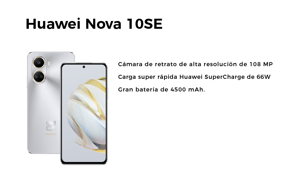 Huawei nova 10SE con cámara de retrato