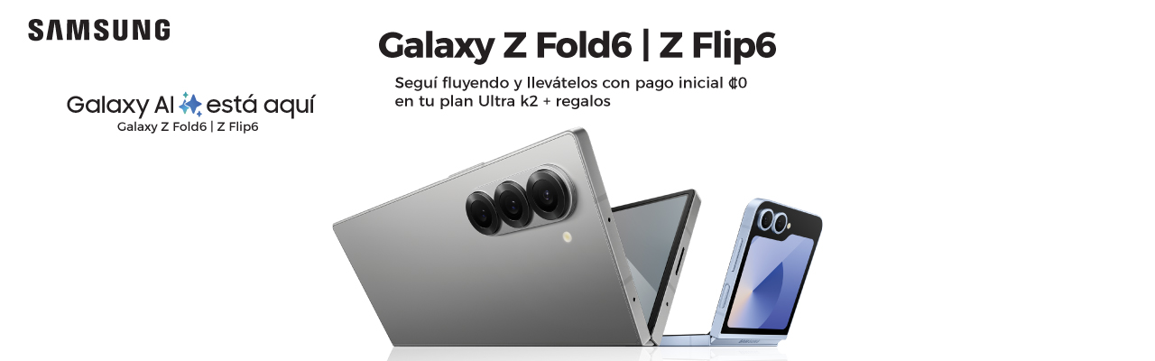 Zfold6-Zflip6 llevátelos con pago inicial cero y con tu plan postpago + regalos