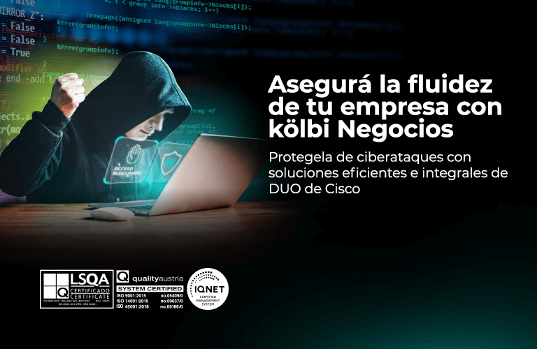 Asegurá la fluidez de tu empresa con Duo Cisco de kölbi Negocios