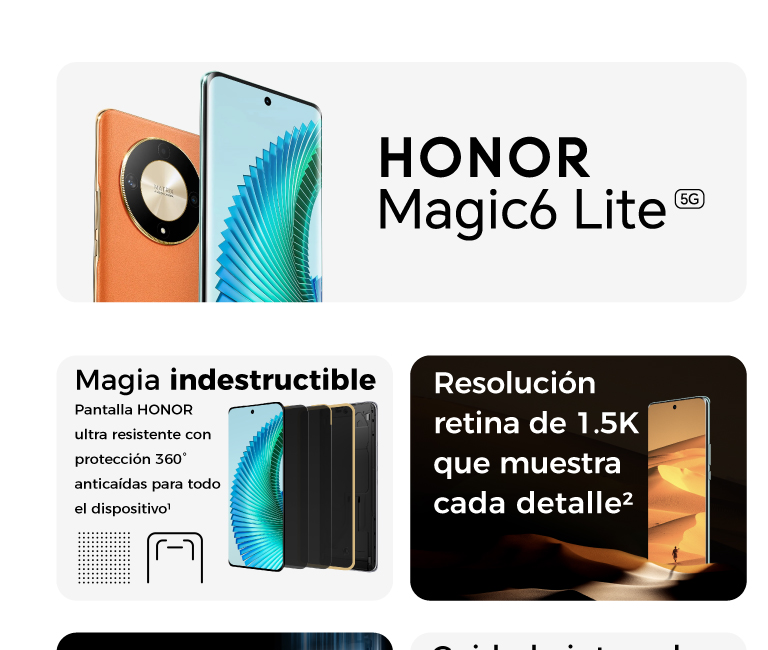 HONOR Magic6 Lite, ¡Magia indestructible!