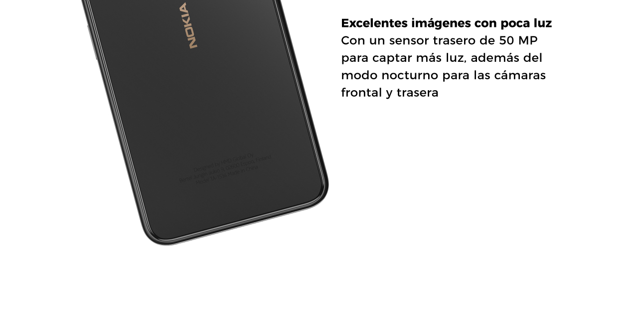 Excelentes imágenes con poca luz. Con un sensor trasero de 50 MP para captar más luz