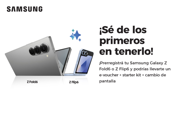 ¡Sé de los primeros en tenerlo! Nuevo Samsung Z Fold6 | Z Flip6. Prerregistrate ya!