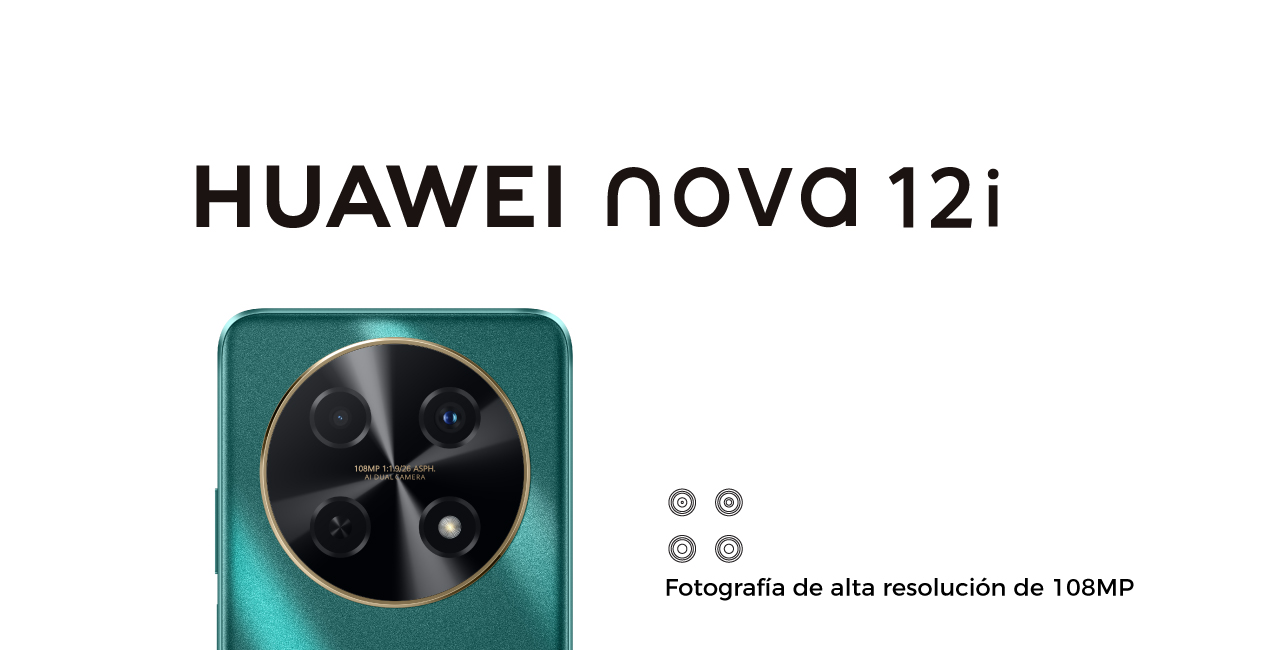 Huawei nova 12i para fotos de alta resolución de 108MP