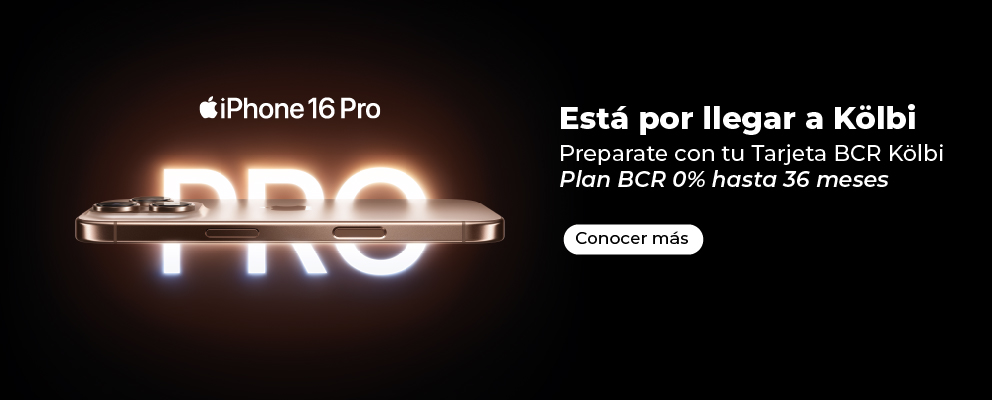 iphone 16 Pro está por llegar a kölbi, preparate con tu Tarjeta BCR kölbi