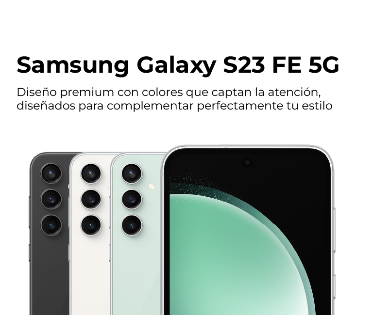 Samsung Galaxy S23 FE, diseño premium