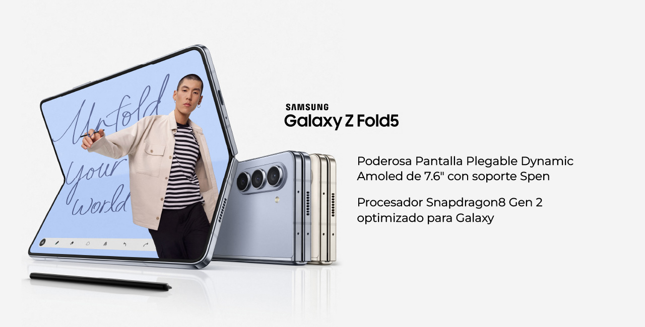 Samsung Galaxy Z Fold5, poderosa pantalla plegable con soporte Spen