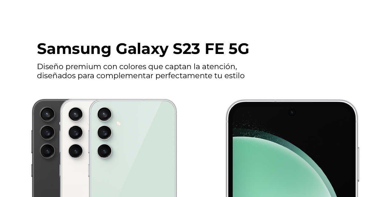 Samsung Galaxy S23 FE, diseño premium