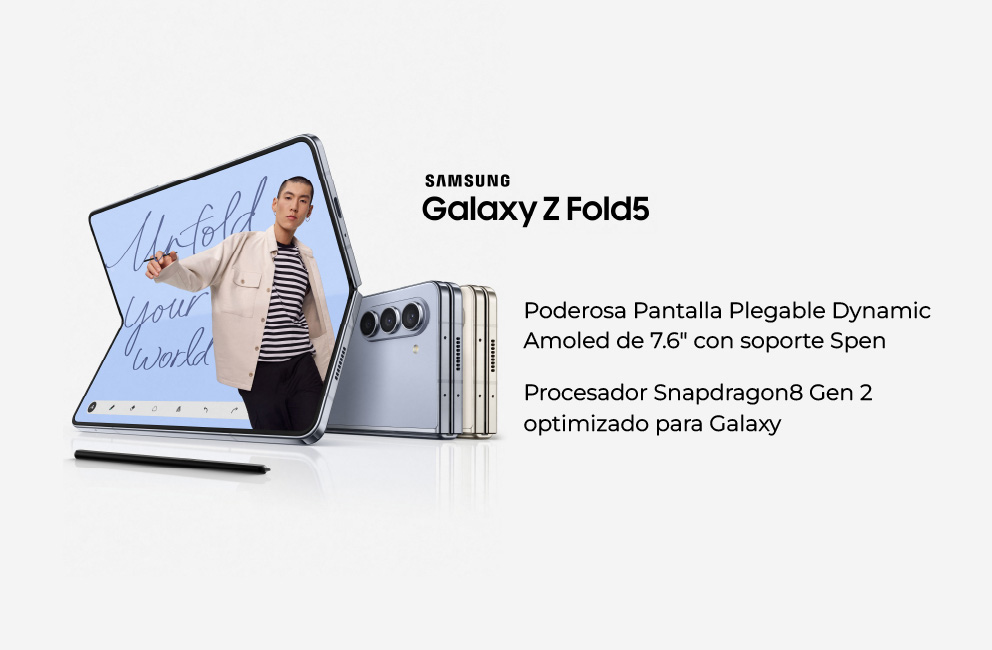 Samsung Galaxy Z Fold5, poderosa pantalla plegable con soporte Spen