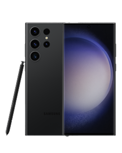 Samsung Galaxy S23 Ultra vista frontal y trasera