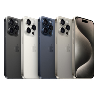iPhone 15 Pro colores Titanio negro - titanio blanco - titanio azul - titanio natural