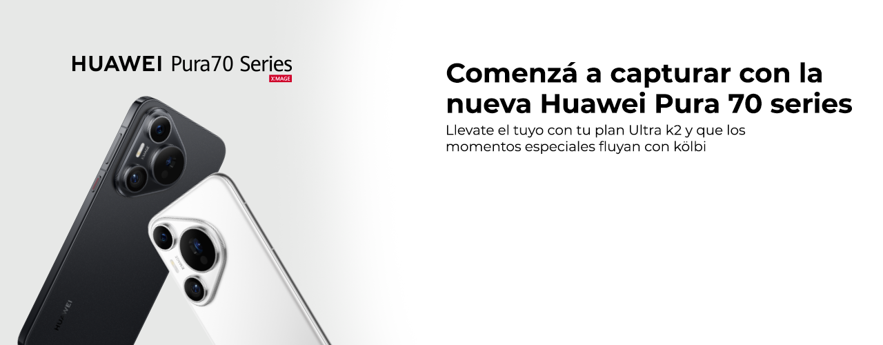 Comenzá a capturar con la nueva Huawei Pura 70 series