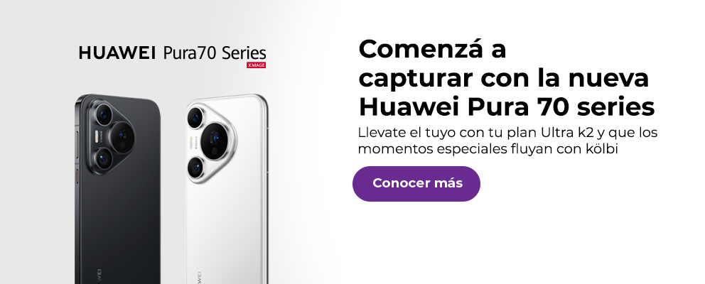 Comenzá a capturar con la nueva Huawei Pura 70 series