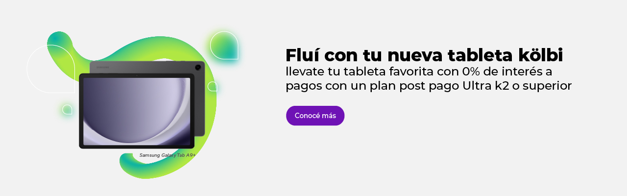 Fluí con tu nueva tableta kölbi