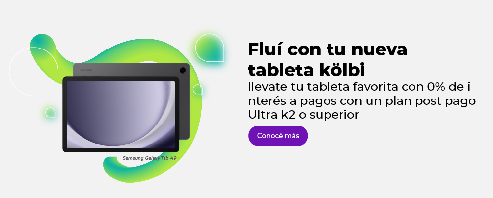 Fluí con tu nueva tableta kölbi