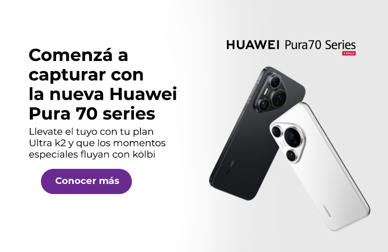 Comenzá a capturar con la nueva Huawei Pura 70 series