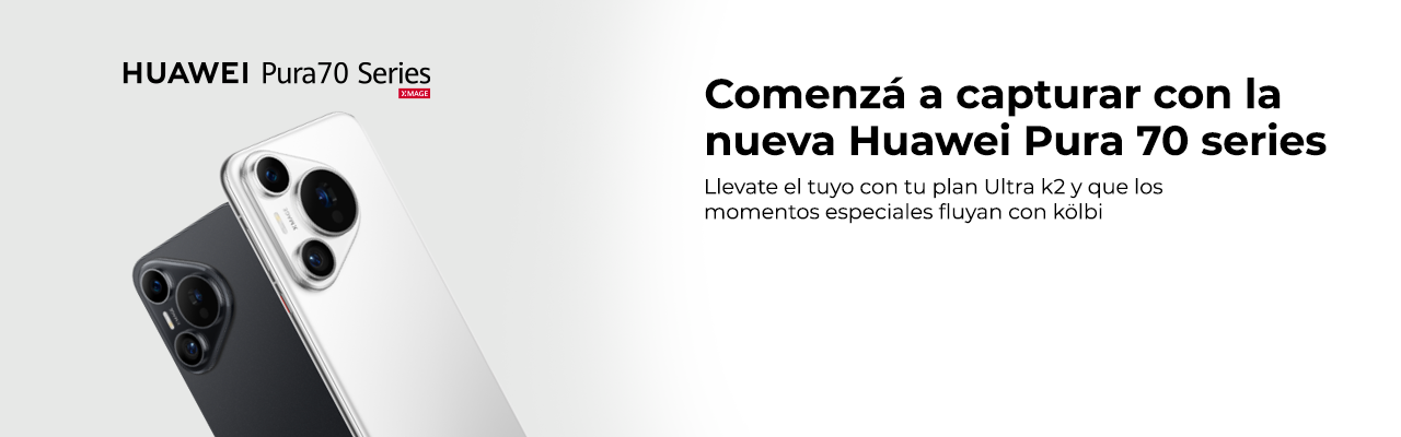 Comenzá a capturar con la nueva Huawei Pura 70 series